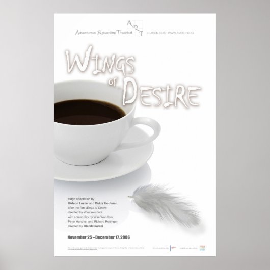 POSTER AILES DE DÉSIR 2 (Devant)