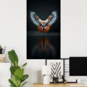 Poster Ailes de feu et d'ombre (Bureau à domicile)