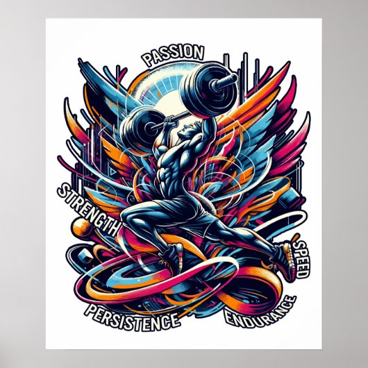 Poster Ailes de force Passion puissance et persistance (Devant)