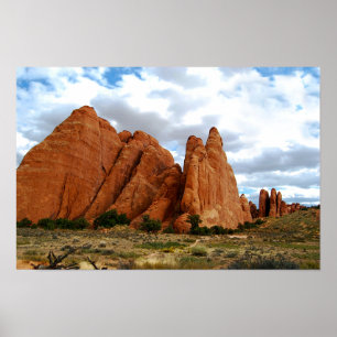 Poster Ailes de grès, Parc national des Arches, Utah