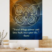 Poster Ailes de l'amour Rumi et l'art poétique (Cuisine)