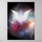 Poster Ailes de l'ange dans l'espace vif (Devant)