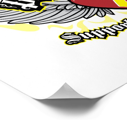 Poster Ailes de prévention du suicide (Coin)