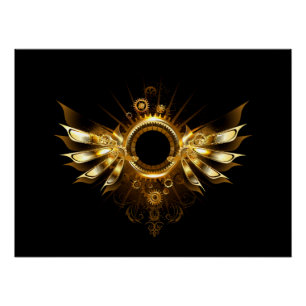 Poster Ailes de Steampunk