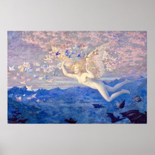 Poster Ailes du matin par Edward Robert Hughes
