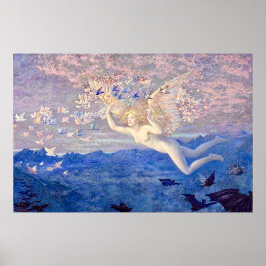 Poster Ailes du matin par Edward Robert Hughes (Devant)