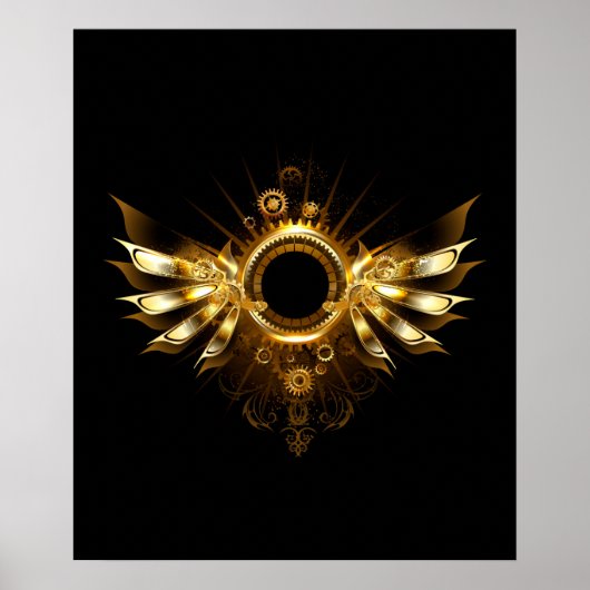 Poster Ailes Steampunk (Devant)