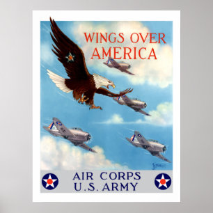 Poster Ailes sur l'Amérique — Air Corps