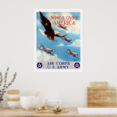 Poster Ailes sur l'Amérique — Air Corps (Cuisine)