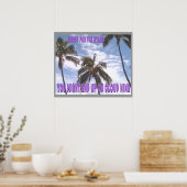 Poster Aim High, n'abandonnez jamais. (Cuisine)
