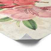 Poster Aimant botanique vintage Azalea (Coin)