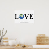 POSTER AIME LA TERRE (Cuisine)