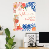 Poster Aimer au premier spritz signe d'accueil de la douc (Bureau à domicile)