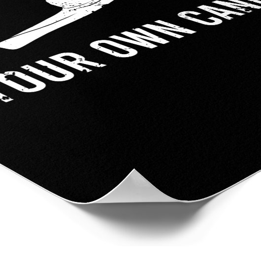 Poster Aimer Beaucoup Confiance Peu Toujours Pagayer Votr (Coin)