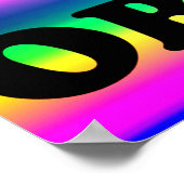 Poster Aimer Dieu Est Obéir À Dieu. (Coin)