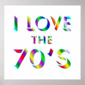 Poster Aimer l'affiche des années 70 (Devant)