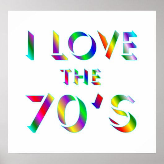 Poster Aimer l'affiche des années 70 (Devant)