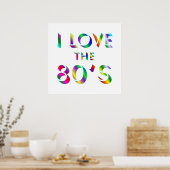 Poster Aimer l'affiche des années 80 (Cuisine)