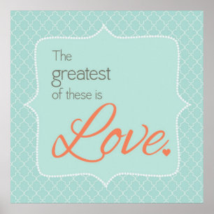 Poster Aimer l'aqua et le mur de corail