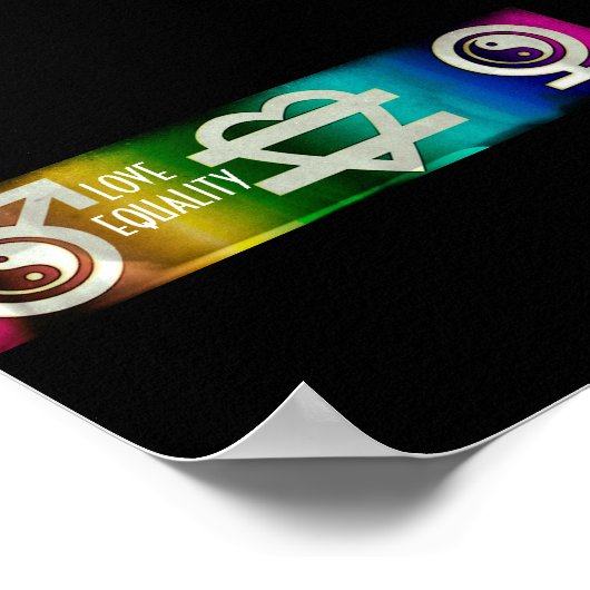 Poster Aimer l'égalité (Coin)