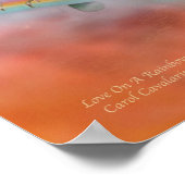 Poster Aimer Sur Un Arc En Ciel Poster/Imprimer (Coin)