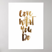 Poster Aimez ce que vous faites (Devant)