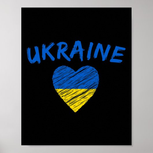 Poster Aimez l'Ukraine (Devant)