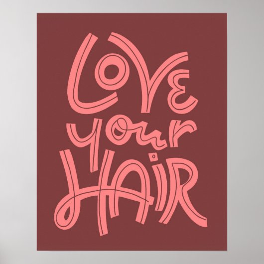 Poster Aimez vos cheveux (Devant)