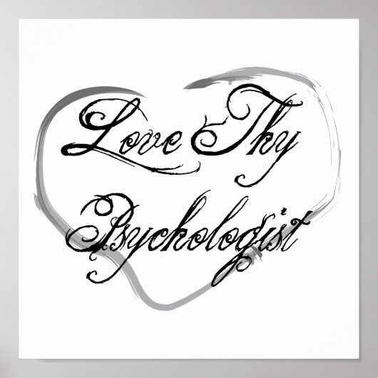 Poster Aimez votre psychologue (Devant)