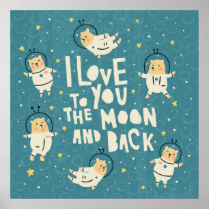 Poster Aimez-vous à la lune et l'affiche du dos