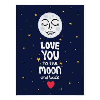 Poster Aimez-vous à la Lune et retour