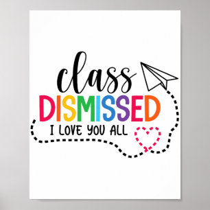 Poster Aimez-Vous Tous Cl Enseignant Rejeté Dernier Jour