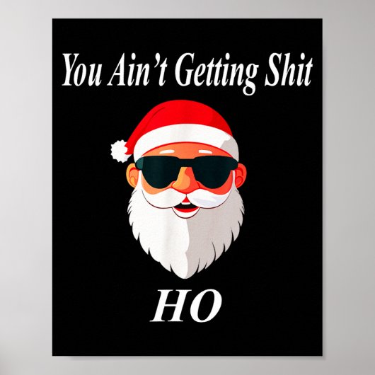 Poster Ain't Christmas Funny Naughty Dirty Raunchy Gift A (Devant)