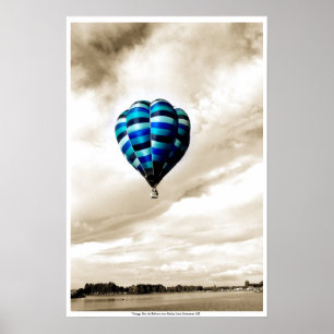 Poster Air chaud vintage