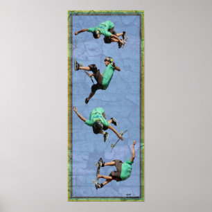 Poster Air de patin de rad, Copyright Karen J Williams