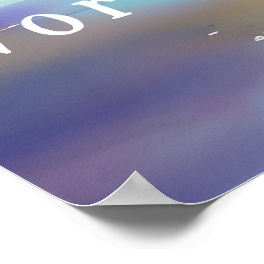 Poster Air d'Idées Wharton Citation Beachscape (Coin)