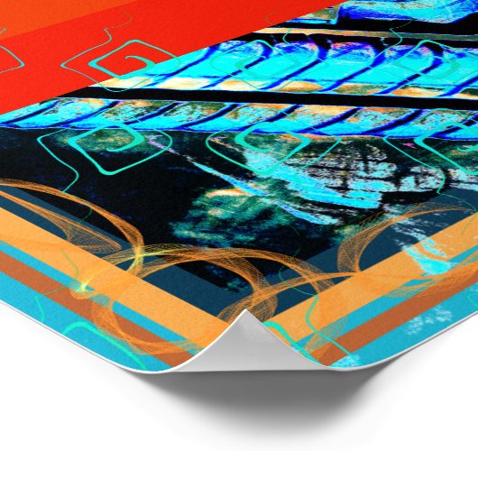 Poster Air élémentaire dans l'aide de méditation d'incend (Coin)