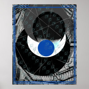 Poster Air élémentaire dans l'eau aide de méditation Tatt