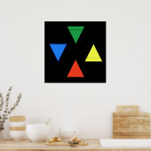 Poster Air Fire Water Earth (Cuisine)