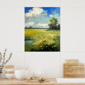 Poster Air Fleur sauvage Meadow Fine Art (Cuisine)