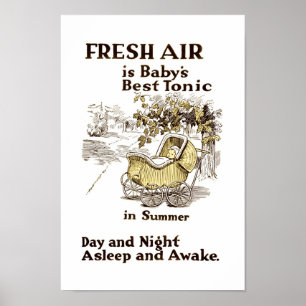 Poster Air frais pour bébé - Customisé