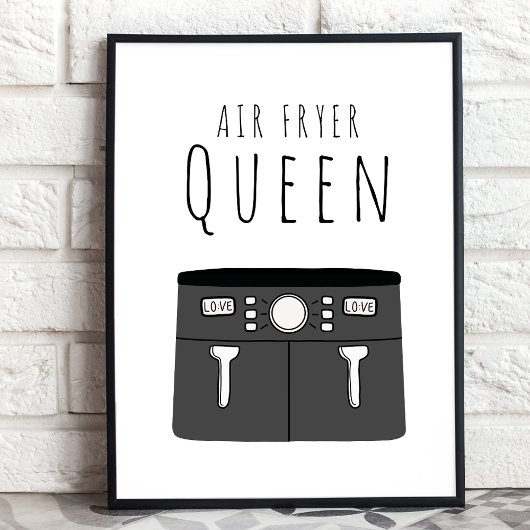 Poster Air Fryer Queen