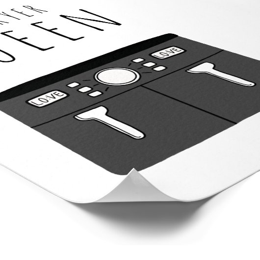 Poster Air Fryer Queen (Coin)
