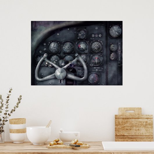 Poster Air - Le Cockpit (Cuisine)