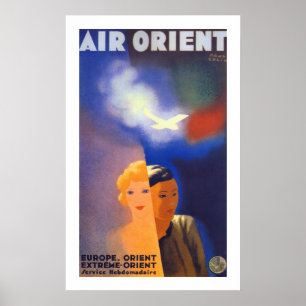 Poster Air Orient ~ Europe - Orient