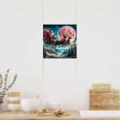 Poster Airborne Pink Père Noël (Cuisine)