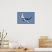Poster Airbus A350 En Vol (Cuisine)