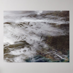 Poster Aircraft dissipation trails