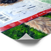 Poster Airedale Airemail. (Coin)