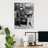 Poster Airedale et Aviatrix, début des années 1920 (Bureau à domicile)